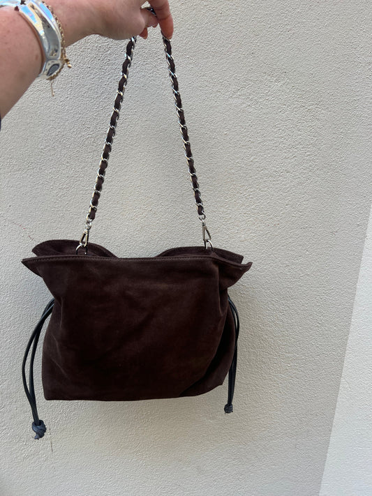 MACY BAG CHAIN BROWN