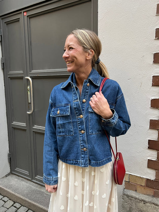 VALLENTINA DENIM JACKET BLUE
