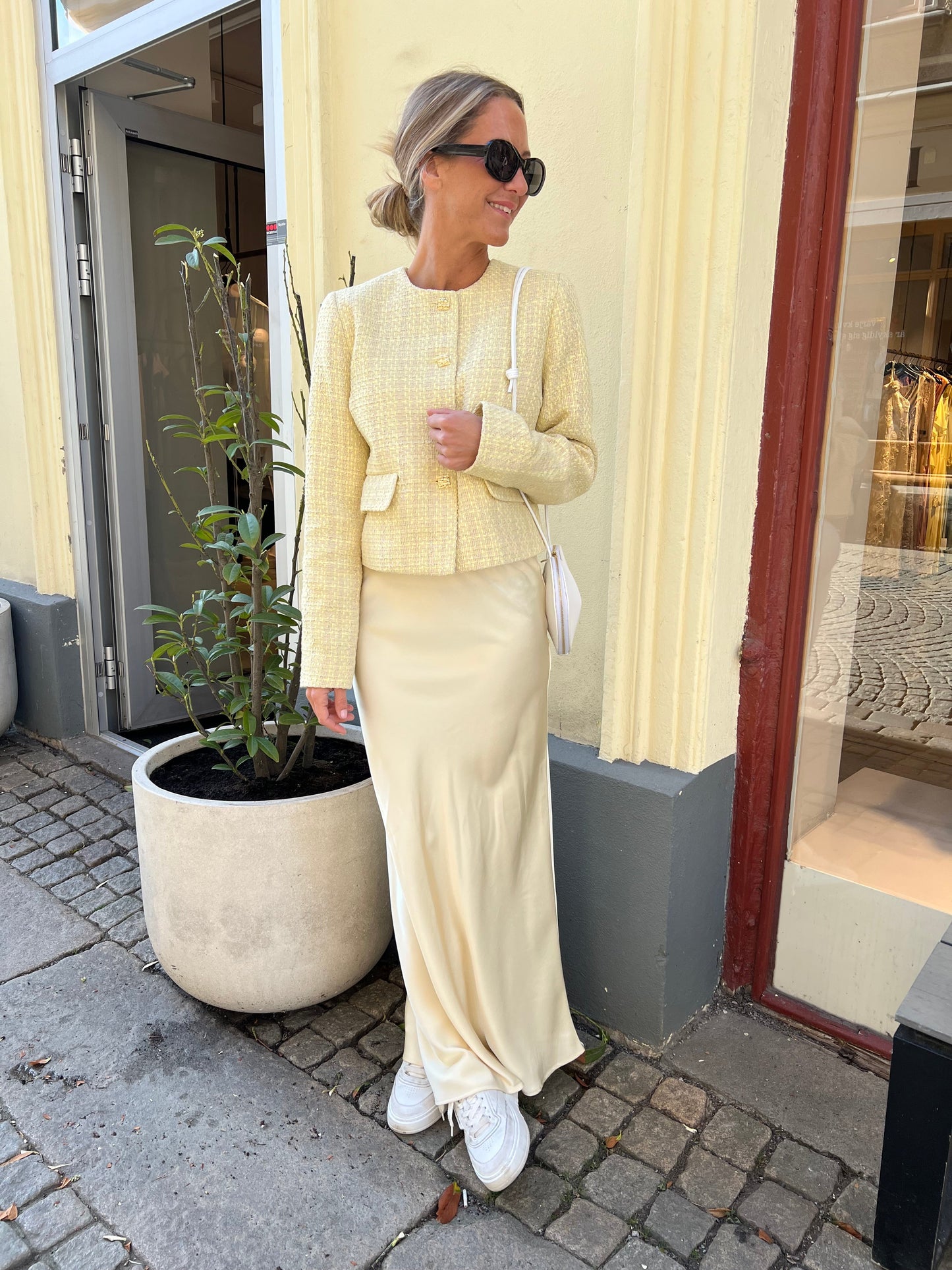 Vicky Skirt Evening light yellow