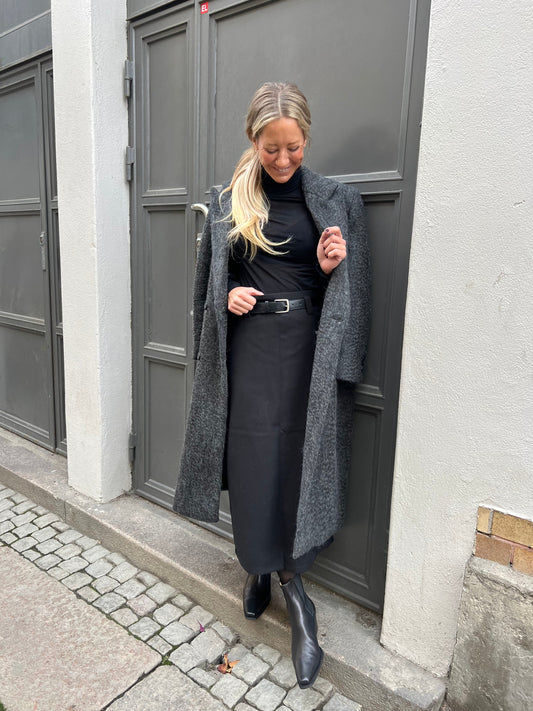 Paula Belt Skirt Black