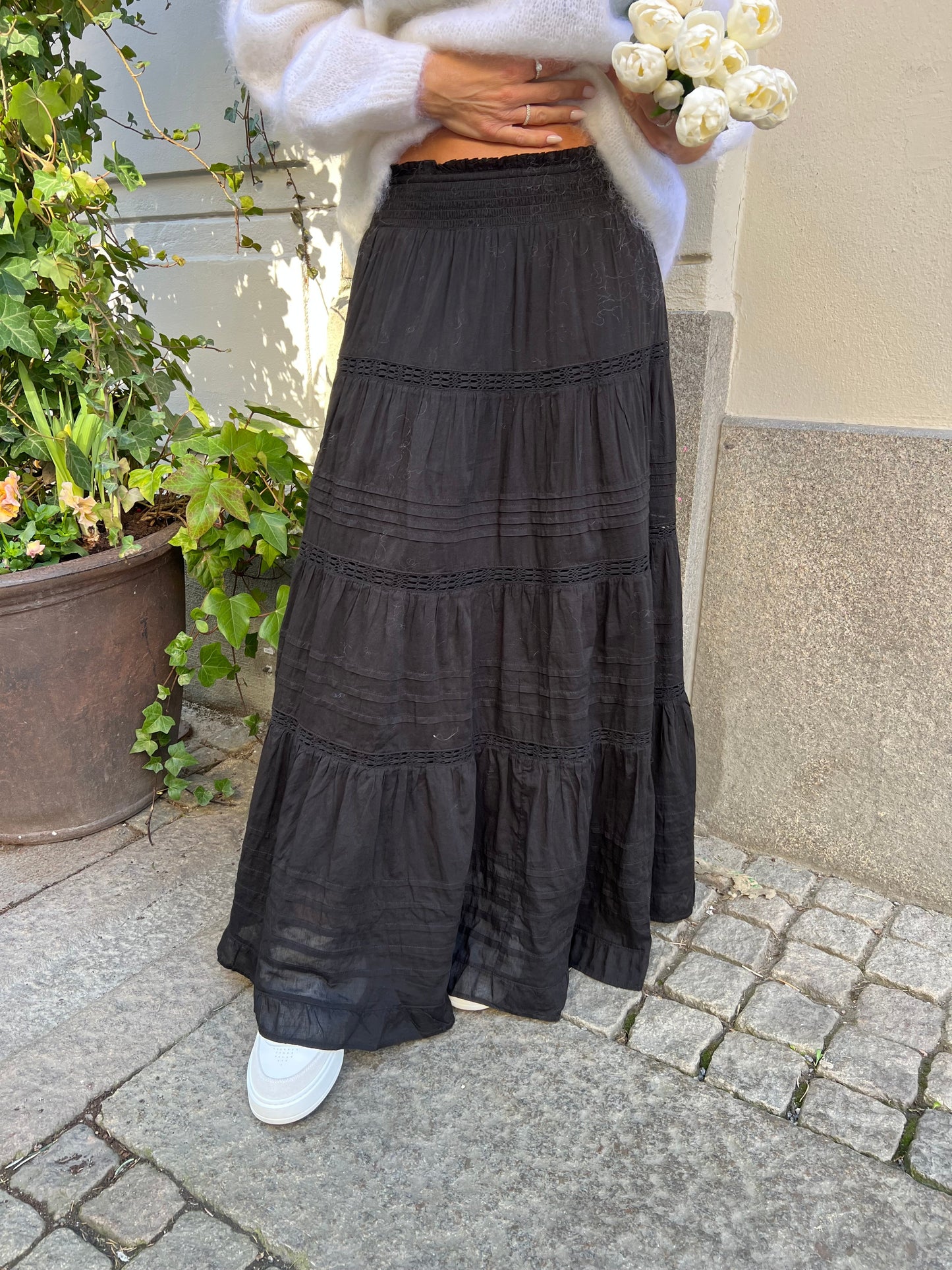 Felicia S Voile Skirt black